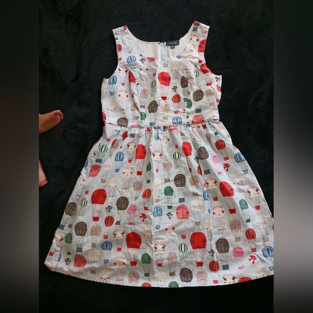 Modcloth Multicolor Hot Air Balloon Dress